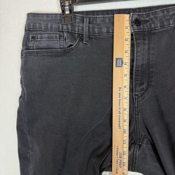 Signature By Levi Strauss Jeans Womens 18 Black Denim Stretch Modern Skinny Leg - Picture 13 of 16